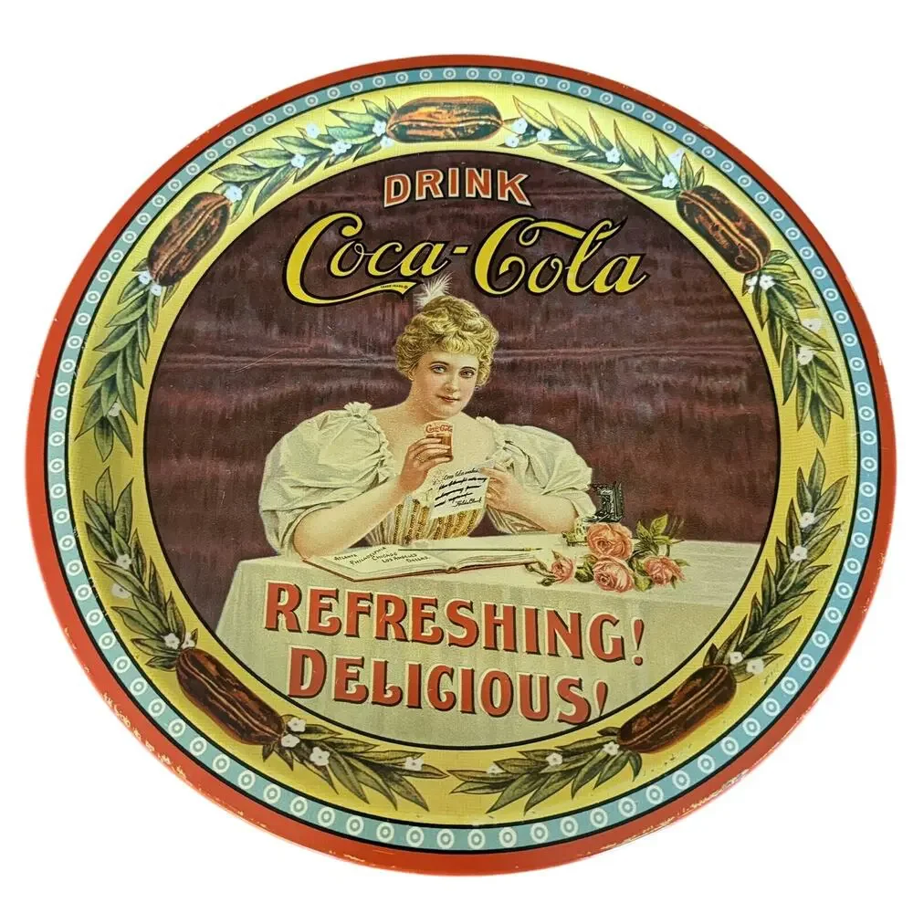 Vintage Coca-cola 75 years Tray #34936